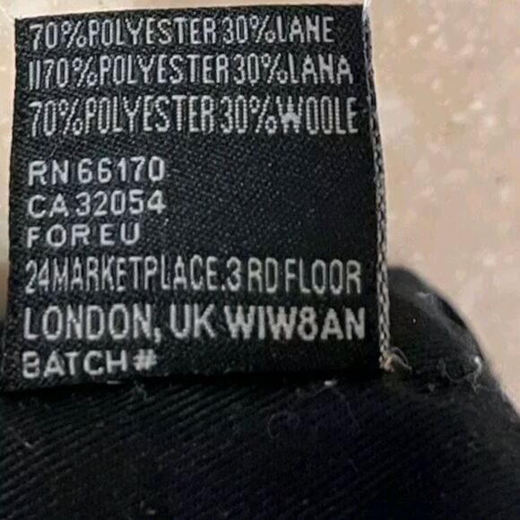 Urban Outfitters Collective  Gray Wool Blend Clutch Make up Purse - Picture 4 of 7